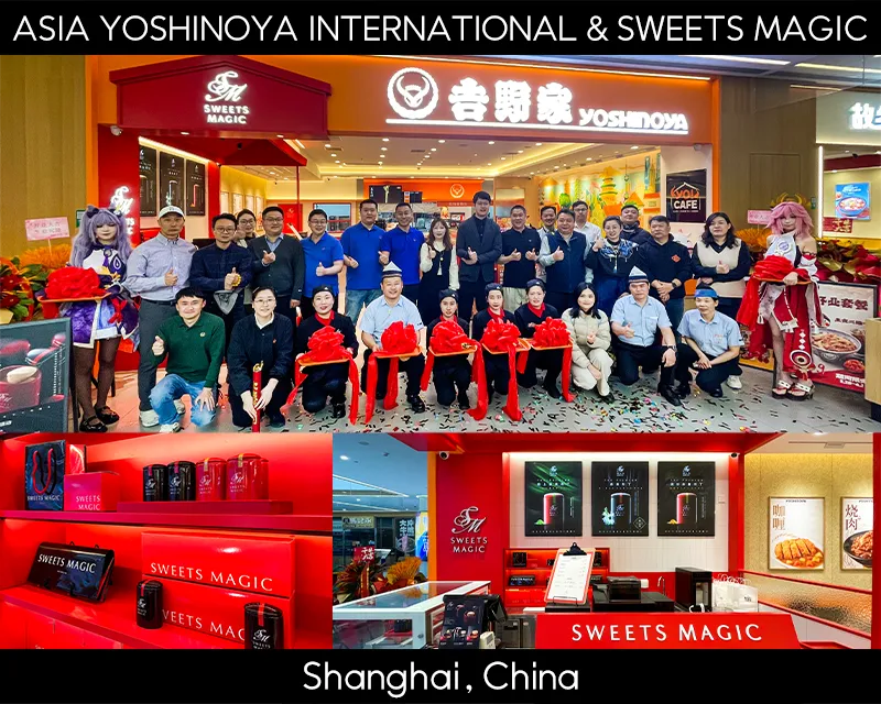 スイーツマジックのコラボ店舗1号店、中国・上海にオープン！
